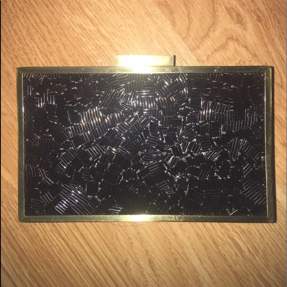 Embellished Box Clutch Purse